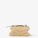 FENDI By The Way Selleria Medium Beige sculpted shearling bag with 192 hand-sewn topstitches - Image 6